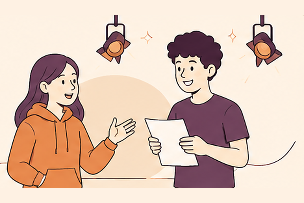 Illustrazione del corso Recitazione ragazzi a Destino Libero